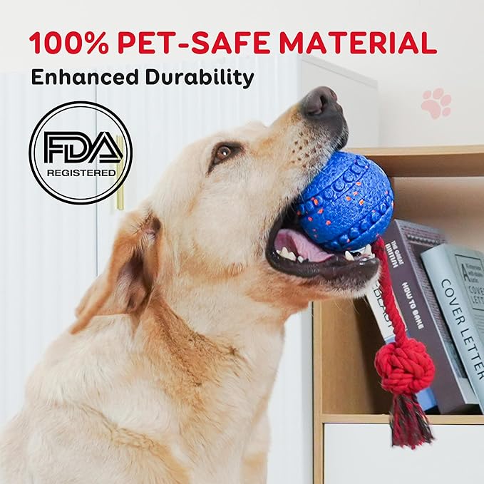 Interactive Dog Toy Motion Activated Pet Toys for Dogs, Safe E-TPU Material, Waterproof and Rechargeable, Durable Dog Toys for Medium and Large Dogs