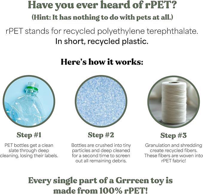 Dog Toys | Holiday Plush Toy Turtle Stuffed Animal for Dogs | Small Eco Friendly Toy - Easy to Clean and Made from Non Toxic Materials