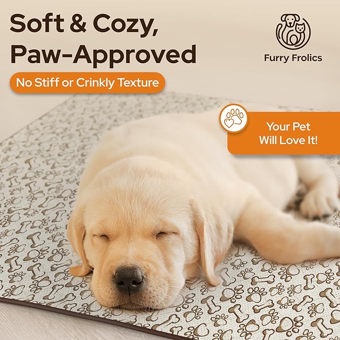 Large Washable Dog Pee Pads 48x48 - Waterproof Reusable Puppy Training Pads, Whelping Mat with Non-Slip Bottom for Dogs, Crates, Playpens, Travel - Floor Protection, Pack of 2