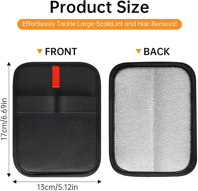 Pet Hair Removal Glove for Dogs & Cats, Newly Upgraded Static Pet Dog Hair Remover, Reusable Pet Fur Removal Glove for Couch, Carpet, Car Seat