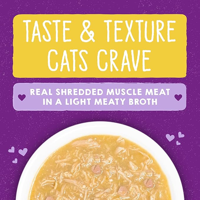 Stella & Chewy's Carnivore Cravings Savory Shreds Cans – Grain Free, Protein Rich Wet Cat Food – Cage-Free Chicken & Chicken Liver Recipe – (5.2 Ounce Cans, Case of 24)