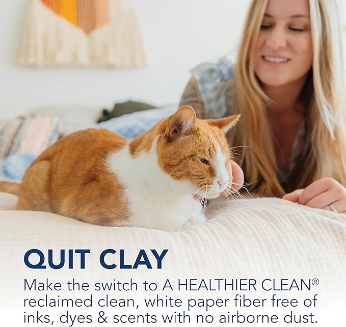 ökocat Dust Free Non-Clumping Paper Pellet Cat Litter, Unscented, 8 pounds - Natural Ingredients, Controls Odor, Dust Free, Great for Homes with Allergies, Postsurgical Needs