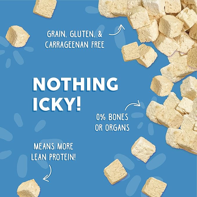 Weruva Dog Freeze Dried, Paw Lickin' Chicken with Chicken Breast, 1oz Bag (Pack of 3)