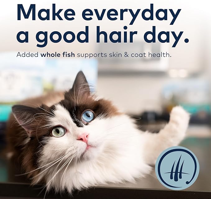 ZIWI Peak Steam & Dried Cat Food – Wild South Pacific Fish - High Protein, Skin & Coat Health, Low Carb, for All Life Stages (78.4oz)