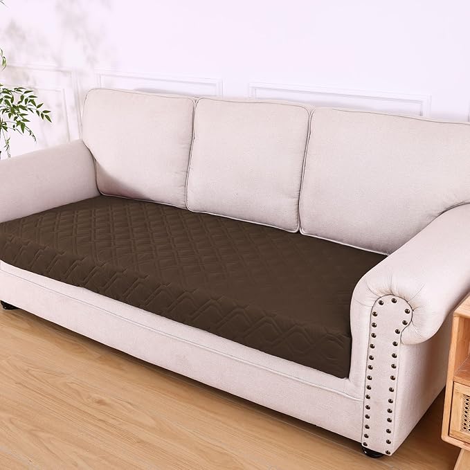 hyha Waterproof Dog Bed Blanket, Soft Pet Blankets, Waterproof Couch Cover for Dogs, Reversible Sofa Covers Washable for Furniture (40x80 Inch, Chocolate/Chocolate)