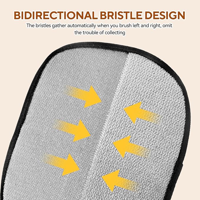 2 PCS Pet Hair Removal Gloves for Cats & Dogs, kivori pet Hair Removal Gloves, Reusable Electrostatic Pet Cat Dog Hair Remover for Laundry,Clothing,Couch,Upgraded Animal Fur Removal Tool