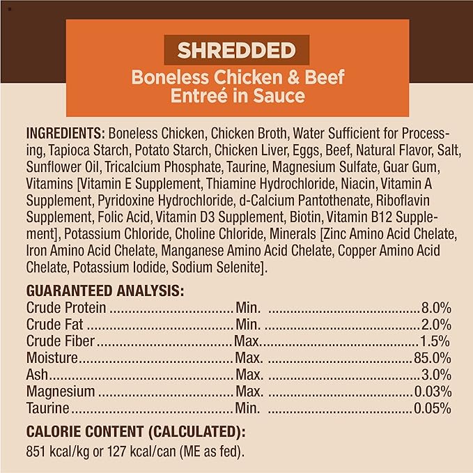 Wellness CORE Signature Selects Shredded Adult Wet Cat Food, Natural, Protein-Rich, Grain Free, 5.3 Ounce, 12 Pack (Poultry Variety Pack)
