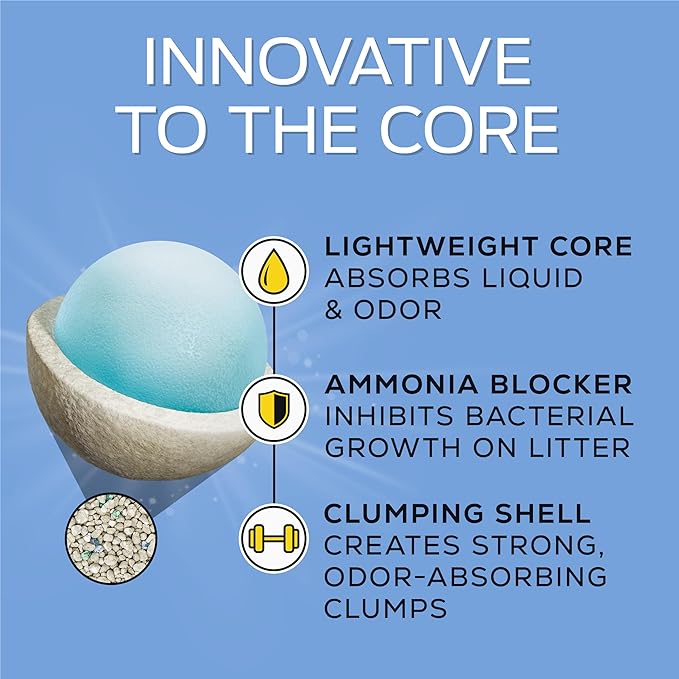 Purina Tidy Cats Lightweight Free and Clean Unscented, Multi-Cat, Clumping, 99.9 Percent Dust Free Cat Litter - 12 lb. Box