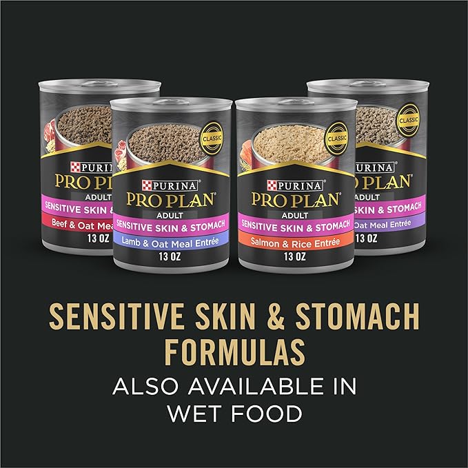 Purina Pro Plan Sensitive Skin and Sensitive Stomach Dog Food Lamb and Oat Meal Formula - 4 lb. Bag