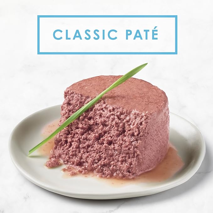 Purina Fancy Feast Grain Free Pate Wet Kitten Food Variety Pack, Kitten Classic Pate Collection Chicken & Salmon - (2 Packs of 12) 3 oz. Cans