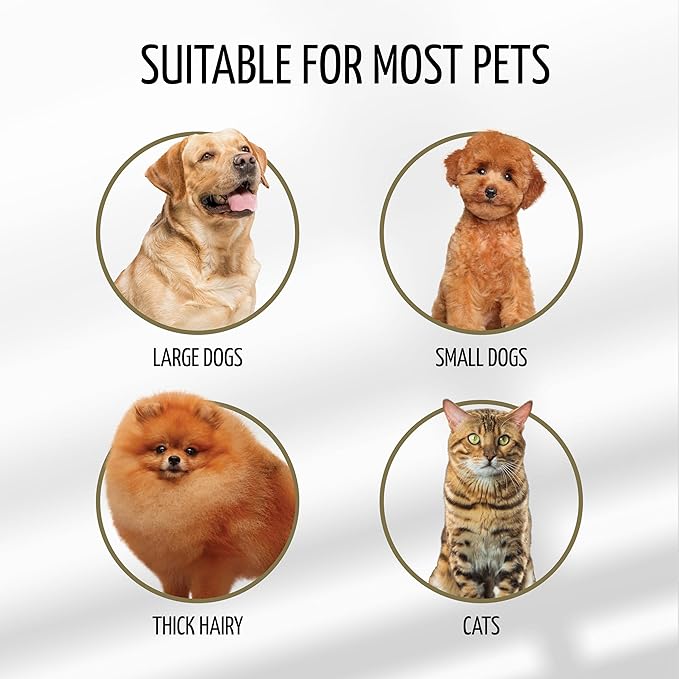 Tauro Pro Line Wooden Dog Brush for Long & Short Hair - Deshedding & Detangling Brown Massage Brush for Dog & Cat Grooming - Oval Flexible Cushion & Lightweight, Ideal for All Coat Types, S