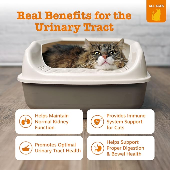 Zesty Paws Urinary Tract Cat Mousse - Kidney Support for Cats with Cranberry & D-Mannose - Healthy Cat Treats - Supports Bladder, Urinary Tract, Immune System & Gut Health - 14 Count