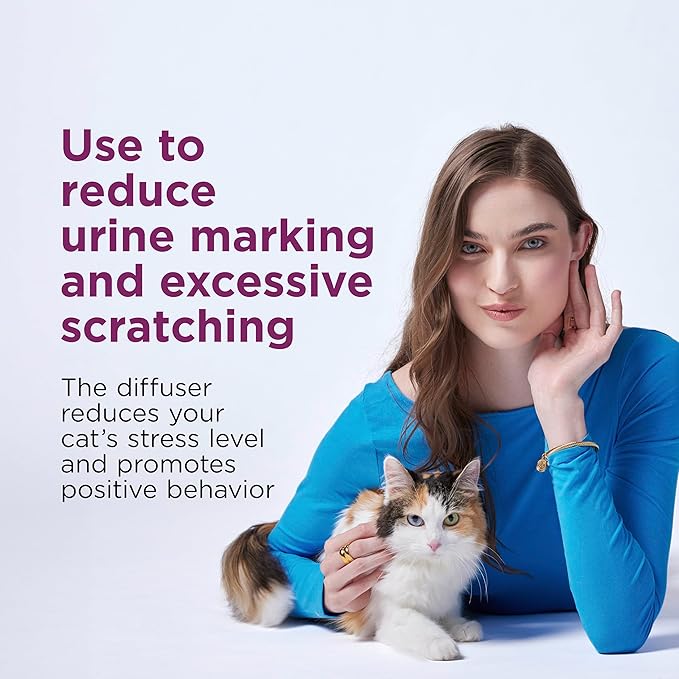 Comfort Zone Savings Kit: 2 Cat Calming Diffusers & 2 Refills; Cat Pheromones Help Anxiety; Reduce Stress, Urine Marking, Scratching