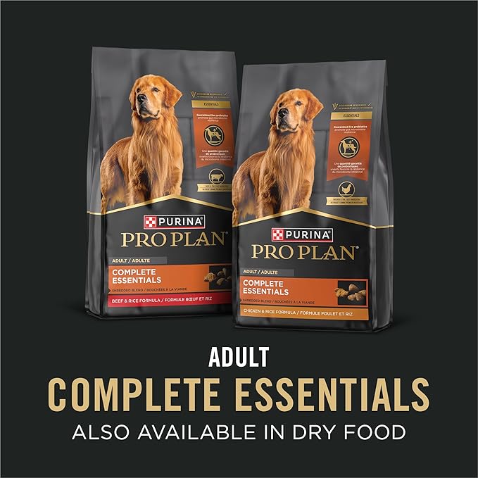 Purina Pro Plan Complete Essentials Lamb and Vegetables Entree in Wet Dog Food Gravy - (Pack of 12) 13 oz. Cans
