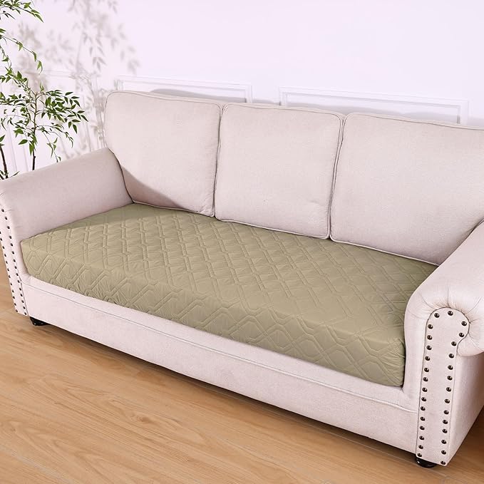 hyha Waterproof Dog Bed Blanket, Soft Pet Blankets, Waterproof Couch Cover for Dogs, Reversible Sofa Covers Washable for Furniture (40x90 Inch, Taupe/Beige)