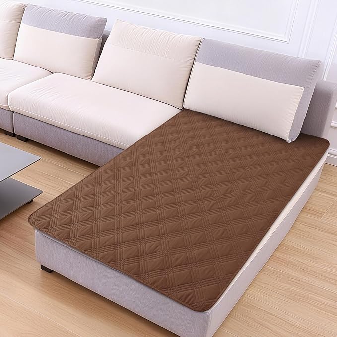 hyha Waterproof Dog Blanket, Reversible Pet Bed Blanket, Soft Sofa Couch Cover for Dogs Washable, Waterproof Pet Couch Covers for Sofa Puppy Cats Furniture Protector(40"x50", Brown/Chocolate)