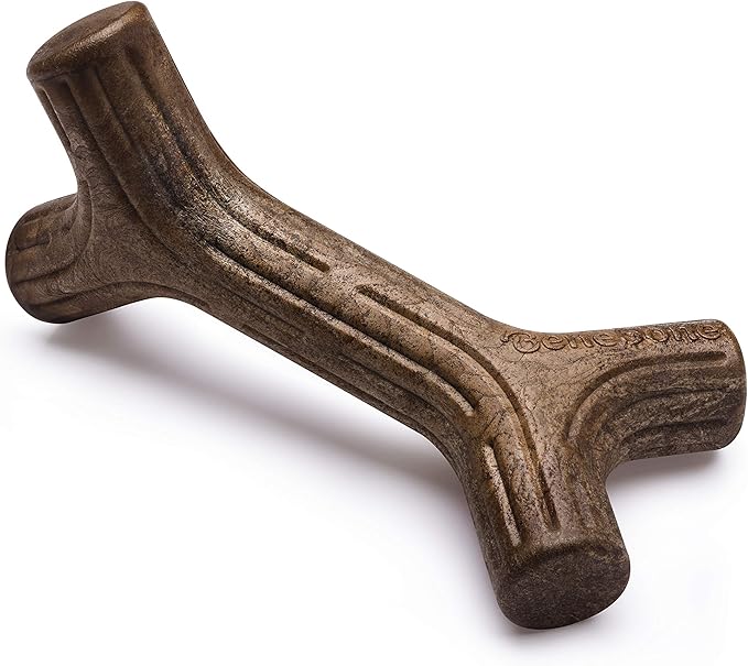 Benebone Maplestick Durable Dog Chew Toy for Aggressive Chewers, Real Maplewood, Made in USA, Giant