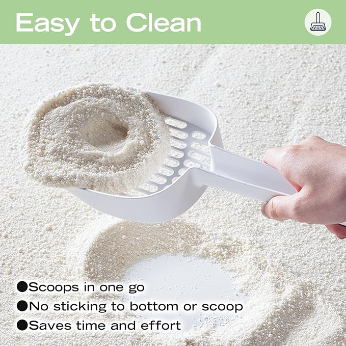 Natural Cat Litter Green Tea Scent, Plant-Based, Strong Clumping Litter, Odor Control, Easy Scooping, Clumps Lift Cleanly, Low Dust, 5.5 LB