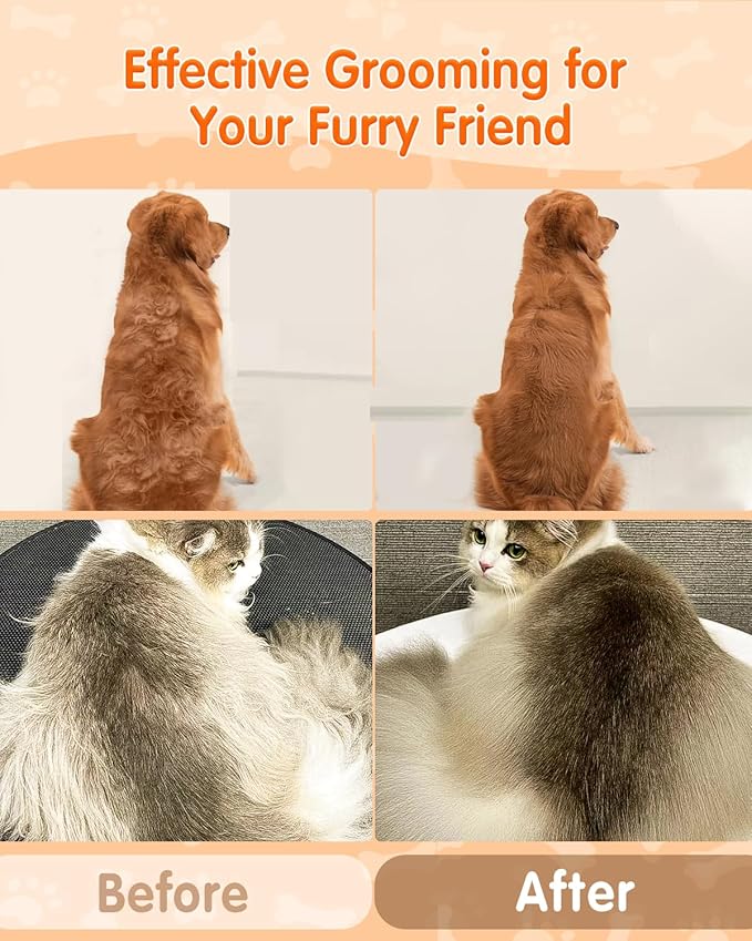 2026 New Pet Steam Brush, Cat Steam Brush for Shedding & Deshedding - 3-in-1 USB Rechargeable Pet Hair Removal Comb with Water Tank, for Indoor Long/Short Haired Cats & Dogs (milky coffee)