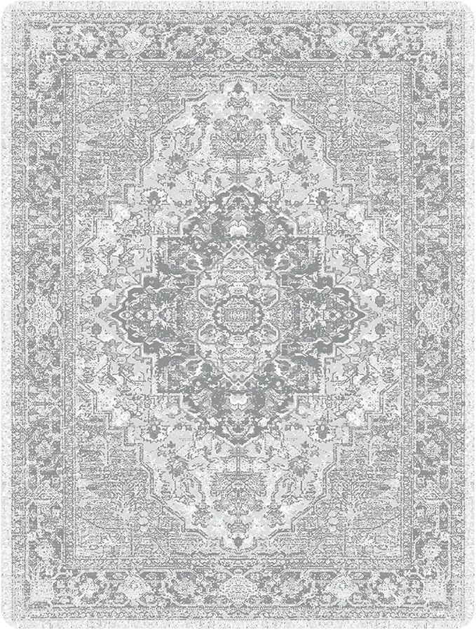 nunubaby Washable Pee Pads for Dogs, Stylish, Non-Slip and Leak-Proof Pee Pads. Reusable Potty Pads for Dogs for Crates and Floors.(Gray/Geo, 18" x24" )