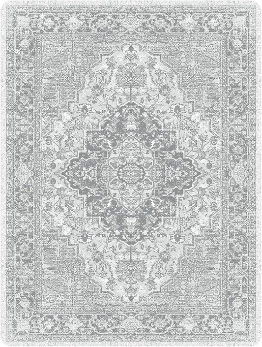 nunubaby Washable Pee Pads for Dogs, Stylish, Non-Slip and Leak-Proof Pee Pads. Reusable Potty Pads for Dogs for Crates and Floors.(Gray/Geo, 18" x24" )