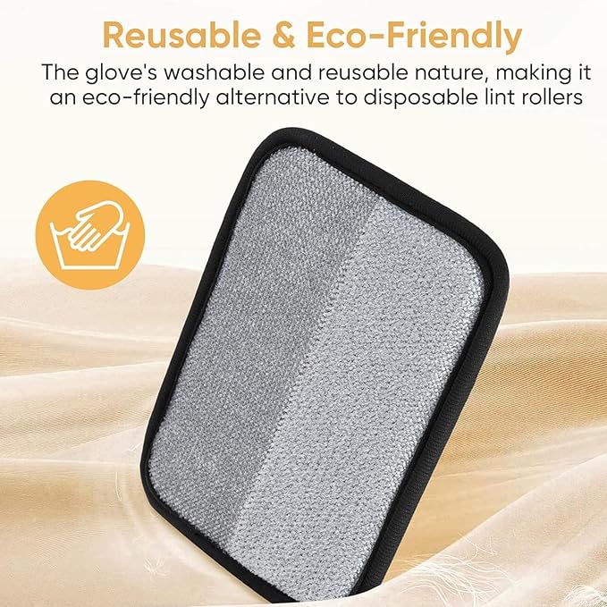 Pet Hair Removal Glove for Dogs & Cats, Newly Upgraded Static Pet Dog Hair Remover, Reusable Pet Fur Removal Glove for Couch, Carpet, Car Seat