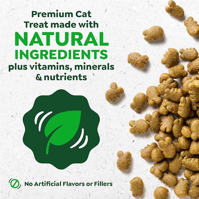 Greenies Feline Veterinarian-Recommended Adult Natural Dental Cat Treats, Savory Salmon Flavor, 9.75 oz. Tub