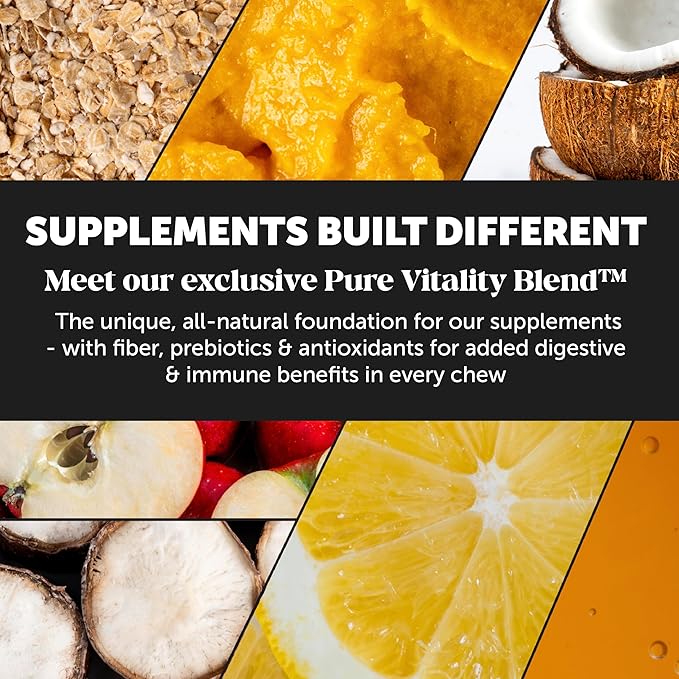 Natural Hemp Calming Chews for Dogs Maximum Strength - Hemp & Melatonin for Occasional Anxiousness - Calming Aid Supplement with Valerian Root - Stress, Separation & Thunder Support - (Duck 90 Ct)