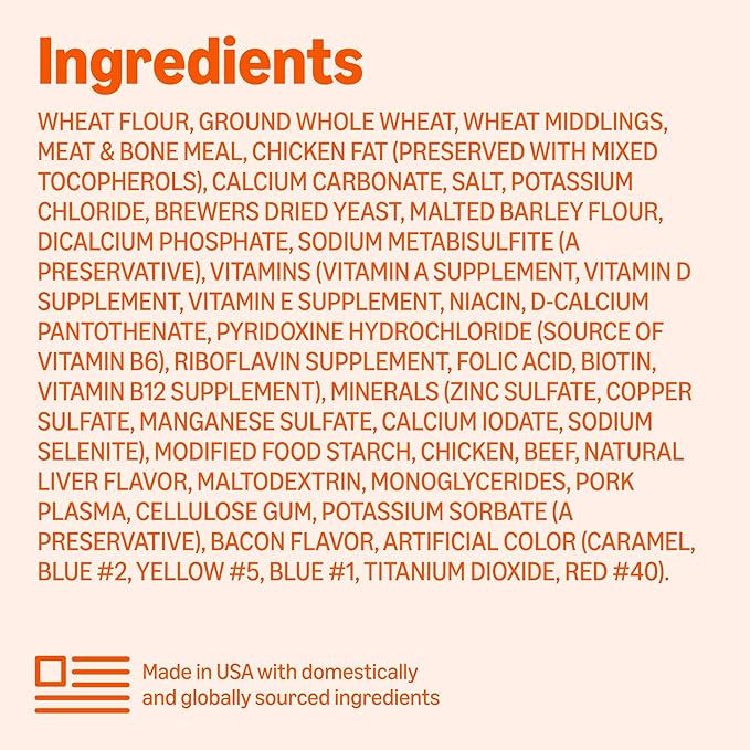 Amazon Basics Crunchy Dog Biscuits Gravy Basted Flavor Dog Treats 5 lb. Box