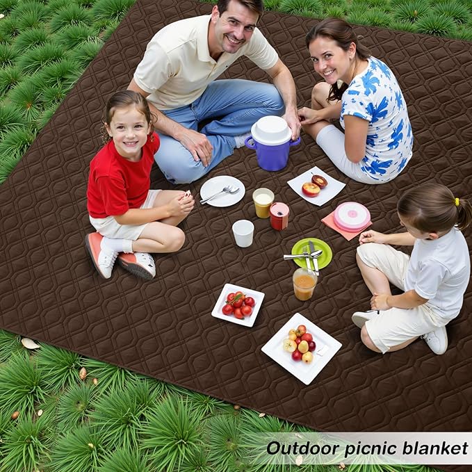 hyha Waterproof Dog Bed Blanket, Soft Pet Blankets, Waterproof Couch Cover for Dogs, Reversible Sofa Covers Washable for Furniture (82x102 Inch, Chocolate/Dark Grey)