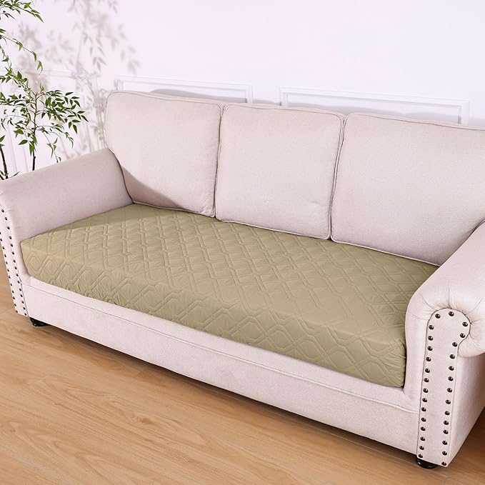 hyha Waterproof Dog Bed Blanket, Soft Pet Blankets, Waterproof Couch Cover for Dogs, Reversible Sofa Covers Washable for Furniture (40x70 Inch, Taupe/Taupe)