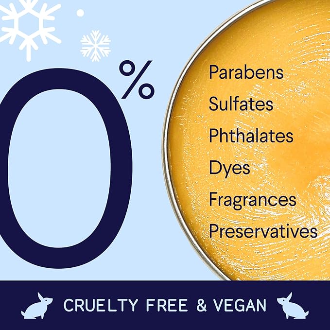 Finn Paw Hero Natural Dog Paw Balm | Winter Paw Protection from Snow, Salt & Ice | Moisturizing & Lick-Safe - 1.75 oz