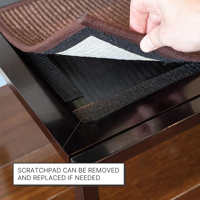 The Refined Feline 62 Inch Tall Metropolitan Cat Condo, White Metal Frame Cat Tower, Multi-Level Modern Cat Tree for Indoor Cats, White Platforms with Gray Replaceable Cushions & Scratching Post