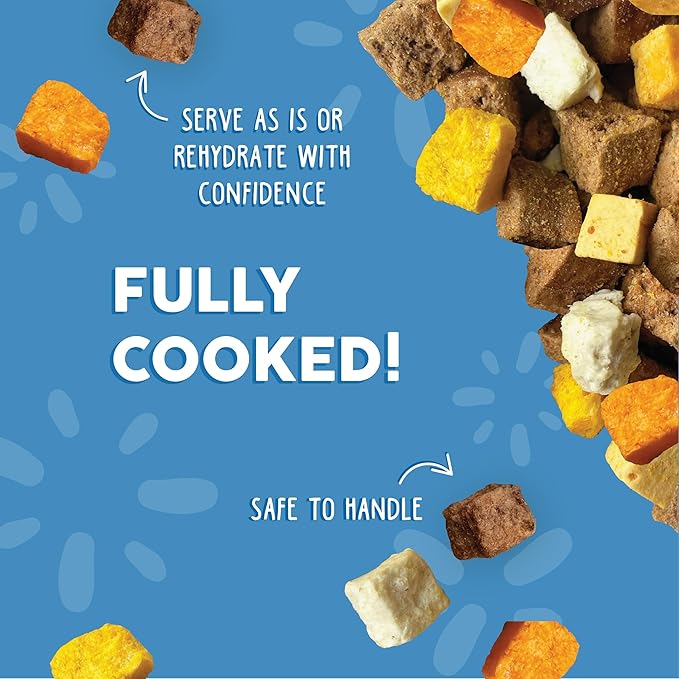 Weruva Dog Freeze Dried, Steak Frites Dinner with Sirloin Tip, Egg, Pumpkin & Sweet Potato, 5.5oz Bag