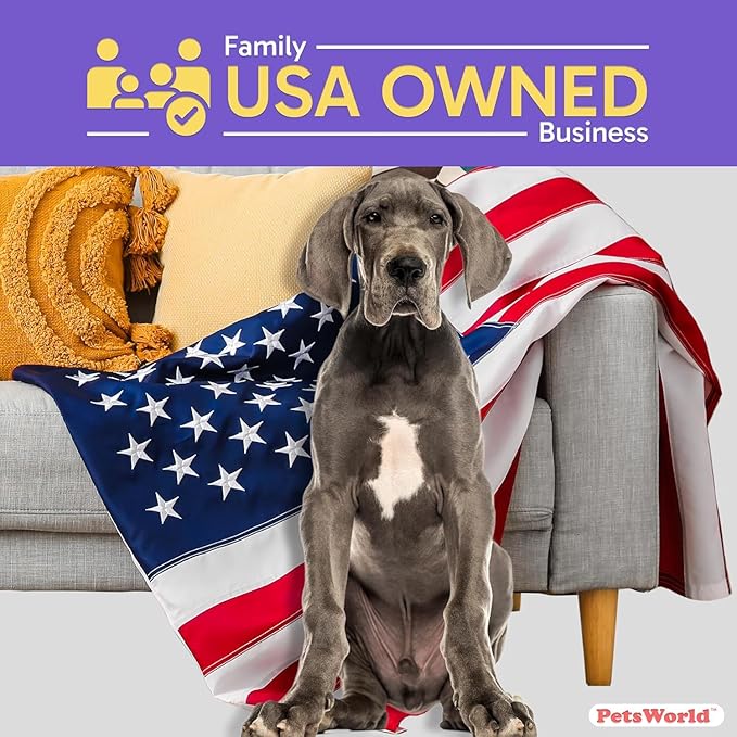 PETSWORLD Giant Dog Potty Pads, Odor-Eliminating, 36" x 36", Ultra Absorbent 5-Layer Leak-Proof Training Pads for Dogs & Cats (36x36, 1800 Count)