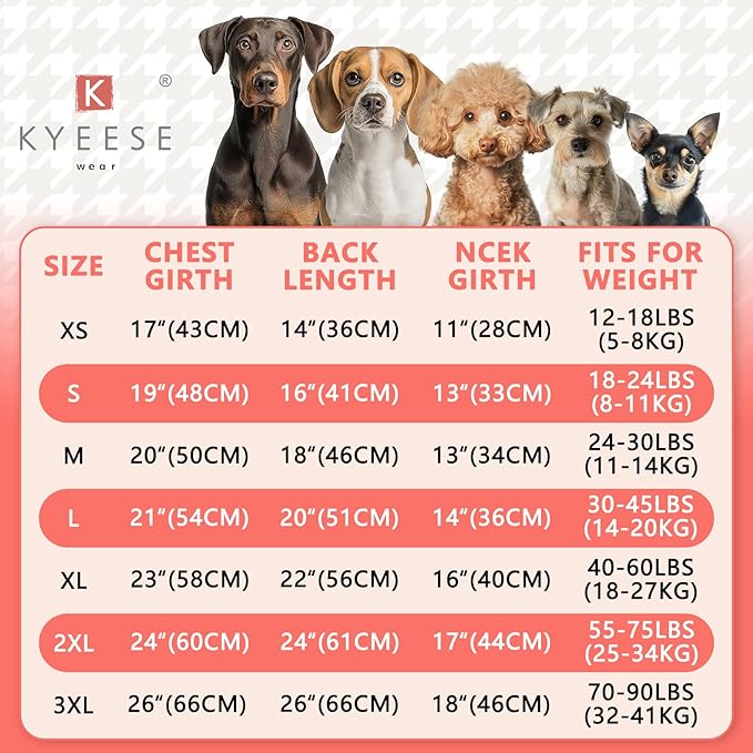KYEESE Dog Sweater for Large Dogs with Leash Hole Warm Pullover with Reflective Yarn Male Thick Stretchy Knitwear Winter Soft Pet Coat boy for Cold Weather Comfy Dog Sweaters,Grey,XXX-Large