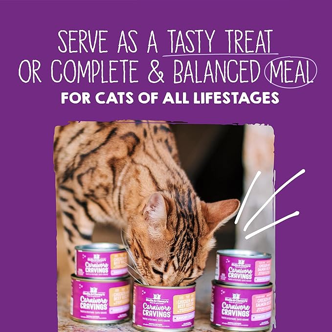 Stella & Chewy’s Carnivore Cravings Savory Shreds Canned Wet Cat Food Variety Pack – (2.8 Ounce Cans, Case of 12)