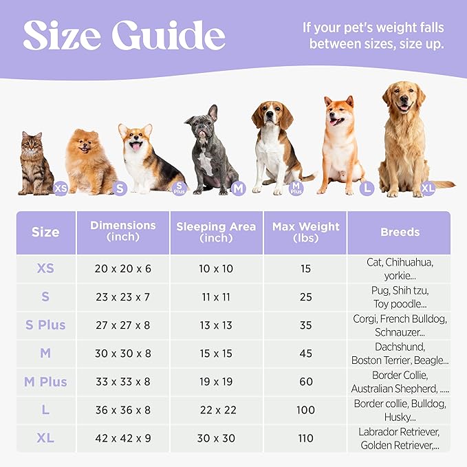 LE SURE Donut Dog Beds Extra Large Sized Dog - Round Pet Beds for Calming Puppy with Washable Cover, Orthopedic Modern Beds with Jacquard Shaggy Plush & Anti Slip Bottom, 42 Inch，Green