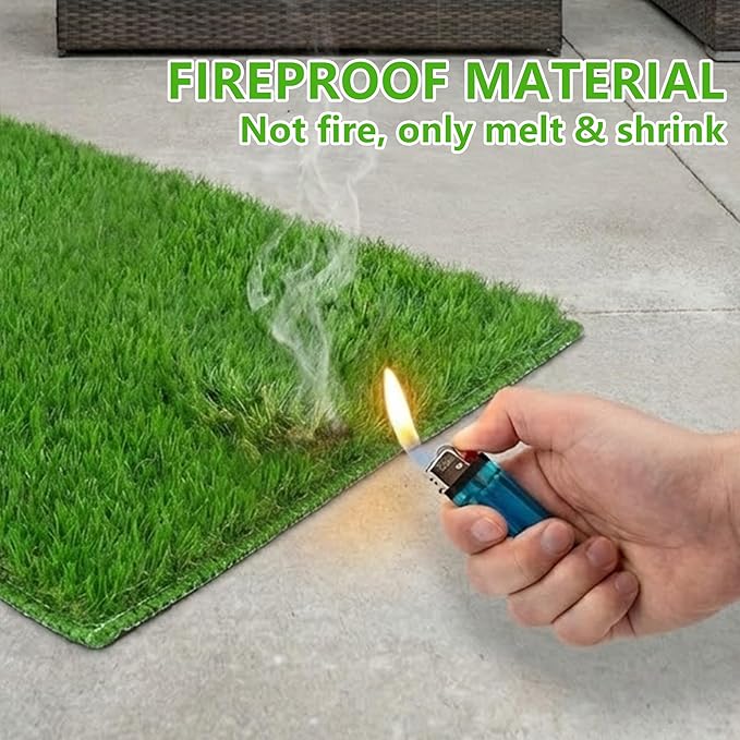 Dog Grass Potty Pad Replacement Turf – Artificial Dog Pee Patch for Potty Training – Synthetic Pet Grass Mat for Indoor Puppy Toilet Tray – Durable Turf Pad for Dogs