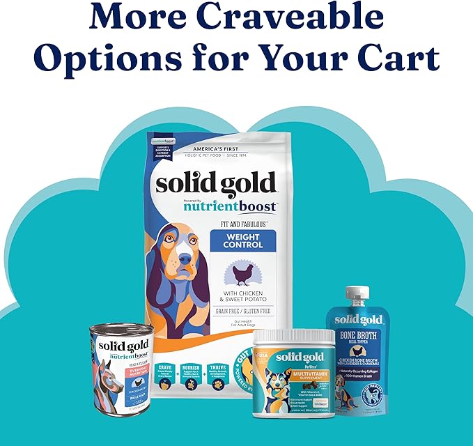 Solid Gold SeaMeal Cat Probiotic & Dog Probiotics for Digestive Health - Kelp Powder Dog & Cat Multivitamin Supplement w/Prebiotics & Digestive Enzymes for Skin, Coat, & Gut + Immune Support - 8oz