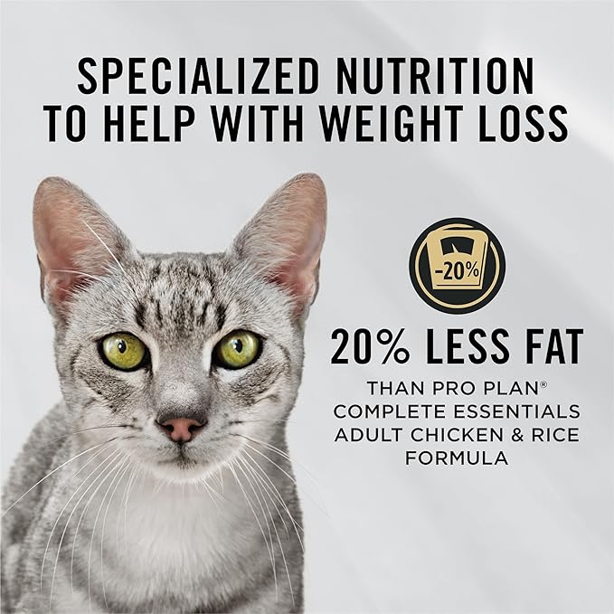 Purina Pro Plan Weight Control Dry Cat Food, Chicken and Rice Formula - 16 lb. Bag