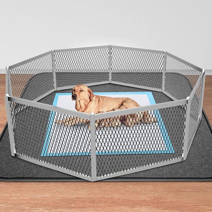 Gimars Thicker Ultra Absorbent 1200ml Pet Training Puppy Pads 28"x34" Extra Large Disposable Leak-Proof Quick Dry Pee Pads for Dogs, Cats, Rabbits, Home Training, 24 Hours Lasting, 30 Count