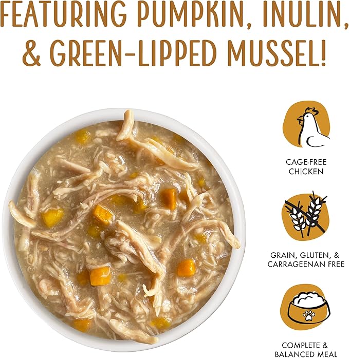 Weruva Senior Cat Food, Chicken in Gravy, 5.5oz Can, Pack of 8