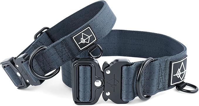 Made to ROAM Premium Dog Collar - Adjustable Heavy Duty Nylon Collar with Quick-Release Metal Buckle (Colorado Nightsky, Classic Size 3)