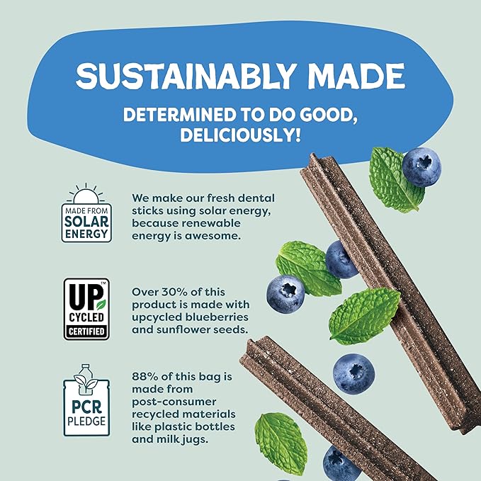 Shameless Pets Dental Chews for Dogs, Variety (3-Pack) - Natural Dog Teeth Cleaning Treats with Fresh Breath Benefits | Grain-Free Dental Sticks for Small, Medium & Large Dogs