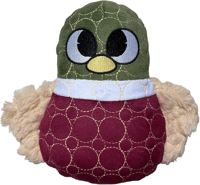 Bite Force -Durable & Strong Dog Toy Beak with Squeaker, Kevlar-Reinforced for Aggressive Chewers for Small Medium Large Dogs - Dark Red.