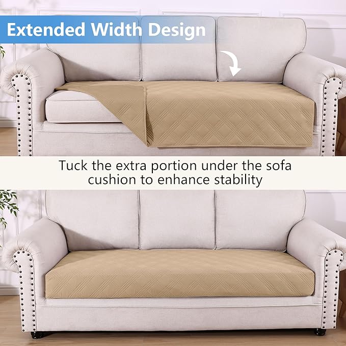 hyha Waterproof Dog Blanket, Reversible Pet Bed Blanket, Soft Sofa Couch Cover for Dogs Washable, Waterproof Pet Couch Covers for Sofa Puppy Cats Furniture Protector(40"x80", Camel/Camel)