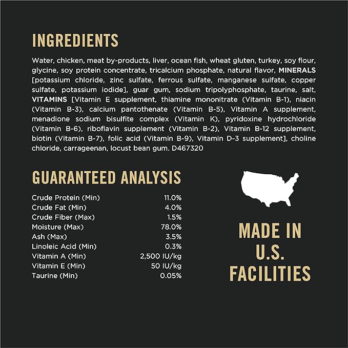 Purina Pro Plan Pate, High Protein Wet Cat Food, COMPLETE ESSENTIALS Classic Chunky Chicken Entree - (Pack of 24) 3 oz. Pull-Top Cans