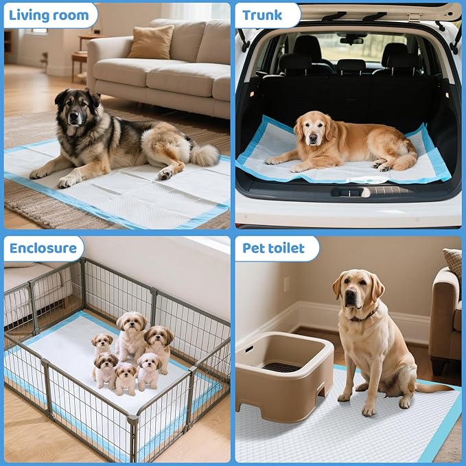 Gimars 31''x55'' Extra Large pet Disposable Pads, Dog Training Pads 26 Counts