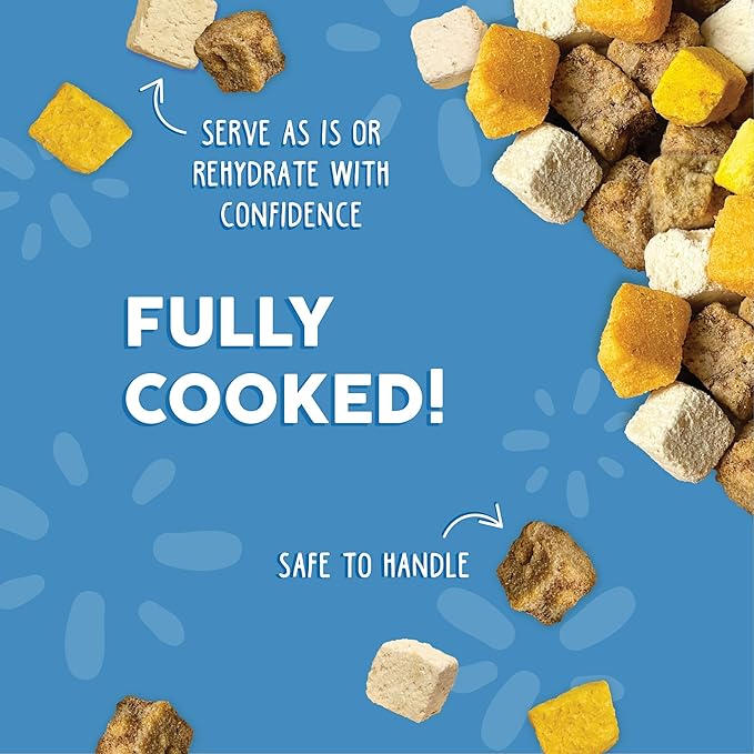 Weruva Dog Freeze Dried, Feeling Farmy with Chicken Breast, Egg & Pumpkin, 13oz Bag